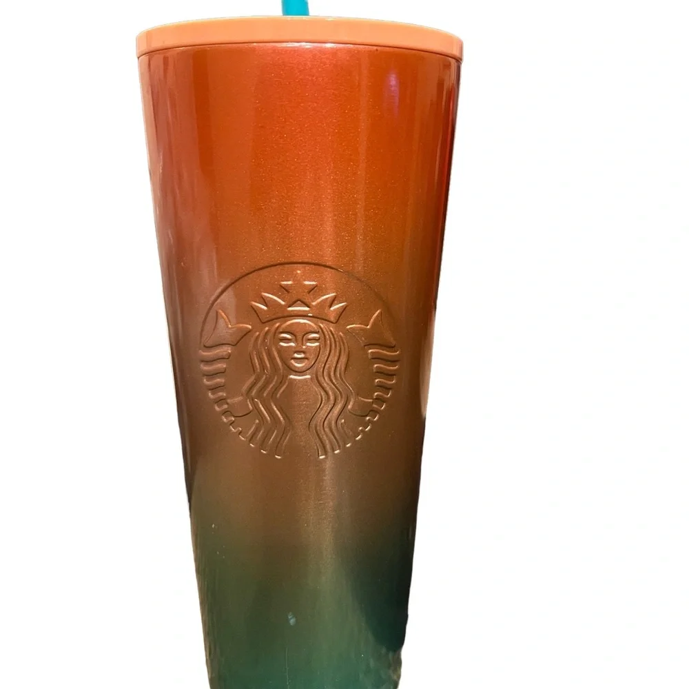 Starbucks Rainbow Iridescent Stainless Steel Insulated Cold Cup - Venti